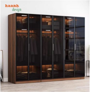 Những tính năng nổi bật của tủ quần áo gỗ cánh kính-TCK 002