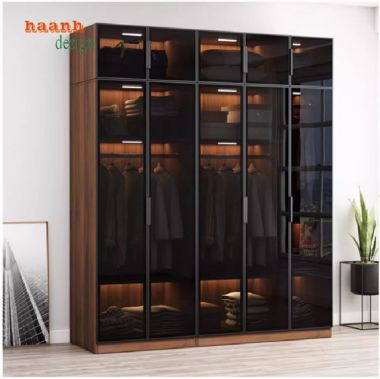 Những tính năng nổi bật của tủ quần áo gỗ cánh kính-TCK 002