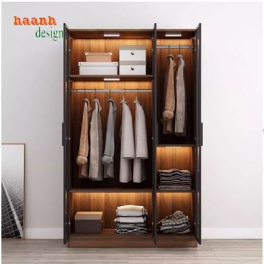 Những tính năng nổi bật của tủ quần áo gỗ cánh kính-TCK 002