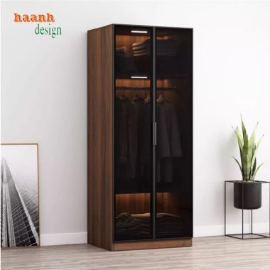 Những tính năng nổi bật của tủ quần áo gỗ cánh kính-TCK 002