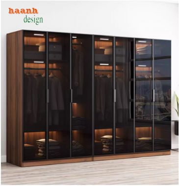 Những tính năng nổi bật của tủ quần áo gỗ cánh kính-TCK 002