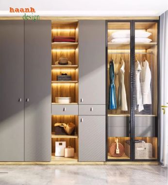 Tủ quần áo cánh kính – Đẹp từ thiết kế, bền từ chất liệu-TCK 008