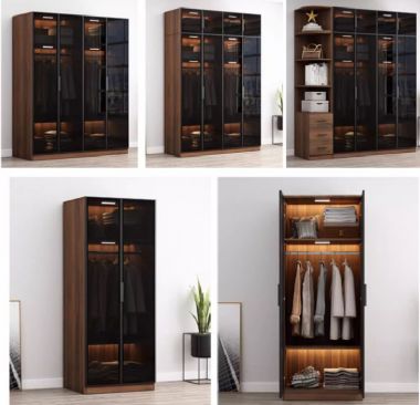 Những tính năng nổi bật của tủ quần áo gỗ cánh kính-TCK 002