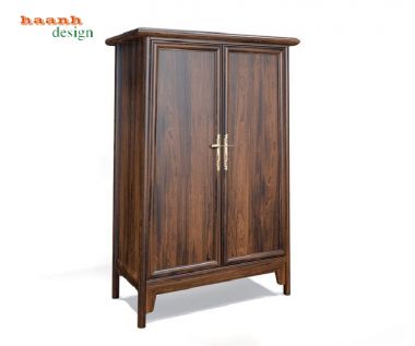 Mẫu tủ quần áo đẹp bằng gỗ thiết kế chữ A độc đáo phong thủy-TAG 013