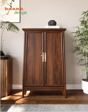 Mẫu tủ quần áo đẹp bằng gỗ thiết kế chữ A độc đáo phong thủy-TAG 013
