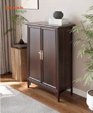 Mẫu tủ quần áo đẹp bằng gỗ thiết kế chữ A độc đáo phong thủy-TAG 013