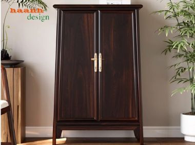 Mẫu tủ quần áo đẹp bằng gỗ thiết kế chữ A độc đáo phong thủy-TAG 013