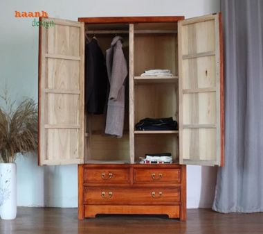 Chọn lựa tủ quần áo gỗ tự nhiên cho gia đình bạn-TAG 003