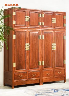 Tủ áo đời minh gỗ tự nhiên phong cách Á Đông TAG 001