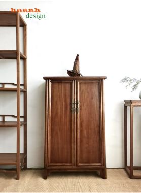 Tủ áo quần gỗ giả cổ đời minh tiện ích phong cách cho gia đình TAG 002