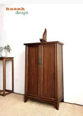 Tủ áo quần gỗ giả cổ đời minh tiện ích phong cách cho gia đình TAG 002