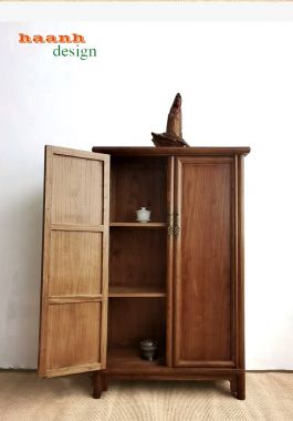 Tủ áo quần gỗ giả cổ đời minh tiện ích phong cách cho gia đình TAG 002