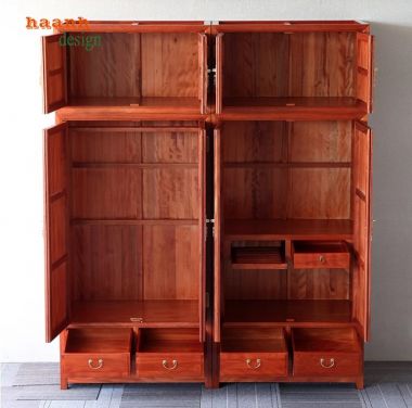 Tủ quần áo gỗ cánh chạm - Sự kết hợp nghệ thuật và tiện ích-TAG 010