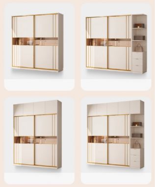 Tiện lợi với tủ áo gỗ công nghiệp cánh lùa hiện đại-TAH 010