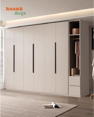 Tủ áo gỗ công nghiệp cánh lùa - Giải pháp lưu trữ hoàn hảo-TAH 008