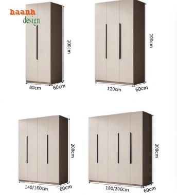Tủ áo gỗ công nghiệp cánh lùa - Giải pháp lưu trữ hoàn hảo-TAH 008