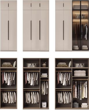 Tủ áo gỗ công nghiệp cánh lùa - Giải pháp lưu trữ hoàn hảo-TAH 008