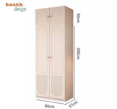 Đẹp mắt với tủ áo gỗ công nghiệp gia đình-TAH 011