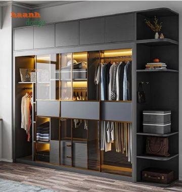 Tủ quần áo gia đình – Lựa chọn hiện đại cho không gian sống-TAH 012