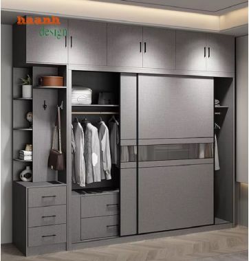 Tủ quần áo gia đình – Lựa chọn hiện đại cho không gian sống-TAH 012