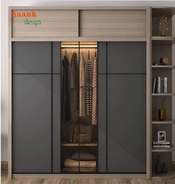 Tủ quần áo gia đình – Lựa chọn hiện đại cho không gian sống-TAH 012