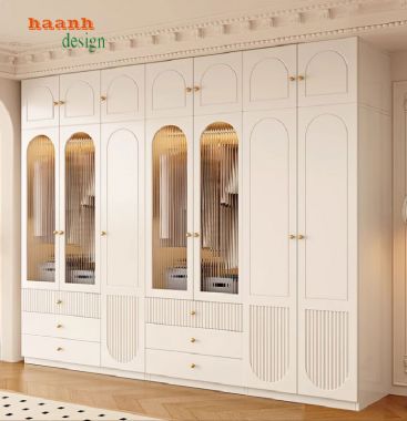 Đẹp mắt với tủ áo gỗ công nghiệp gia đình-TAH 011