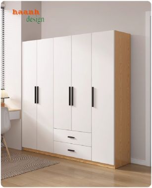 Tủ quần áo gỗ ép cao cấp – Sự lựa chọn hoàn hảo cho gia đình-TAH 015