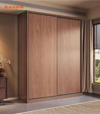 Tủ Quần Áo Gỗ Ép Hiện Đại Cửa Lùa Cao Cấp-TAH 017