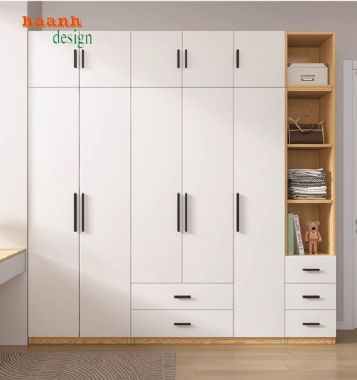 Tủ quần áo gỗ ép cao cấp – Sự lựa chọn hoàn hảo cho gia đình-TAH 015