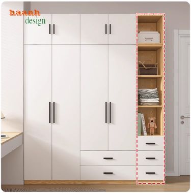 Tủ quần áo gỗ ép cao cấp – Sự lựa chọn hoàn hảo cho gia đình-TAH 015