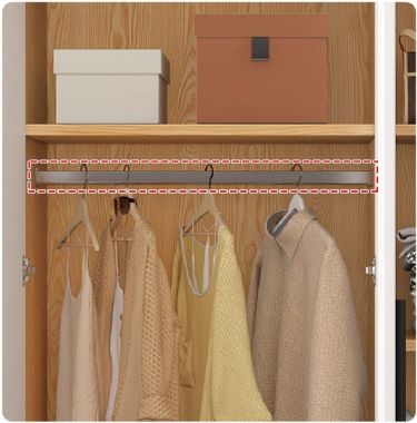 Tủ quần áo gỗ ép cao cấp – Sự lựa chọn hoàn hảo cho gia đình-TAH 015