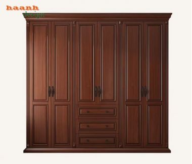 Mẫu tủ quần áo đẹp hiện đại cho phòng ngủ gia đình-TAH 011