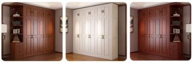 Tủ gỗ quần áo cao cấp gỗ xoan đào thiết kế theo yêu cầu-TAH 012