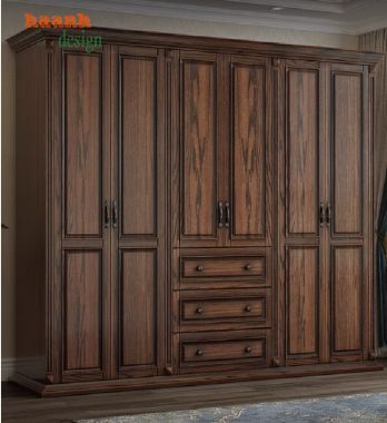Khẳng định vẻ đẹp tự nhiên với tủ quần áo gỗ sồi-TAH 007
