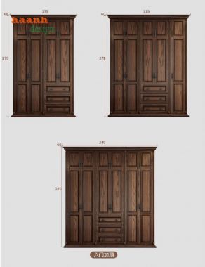 Khẳng định vẻ đẹp tự nhiên với tủ quần áo gỗ sồi-TAH 007