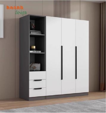Sắp xếp ngăn nắp với tủ áo trẻ em gỗ công nghiệp-TEE 004