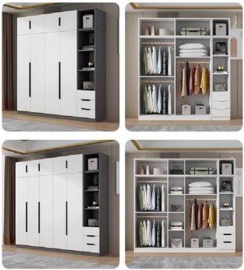 Sắp xếp ngăn nắp với tủ áo trẻ em gỗ công nghiệp-TEE 004