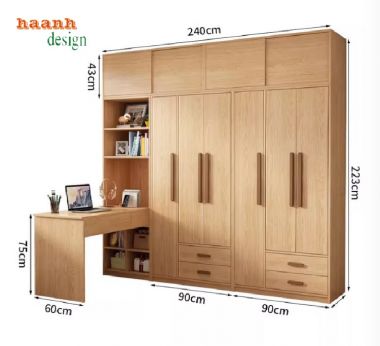 Top mẫu tủ quần áo trẻ em hiện đại đáng mua nhất 2025-TEE 005