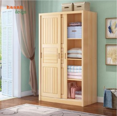 Nâng cao không gian phòng bé với tủ áo trẻ em gỗ sồi-TQA 004