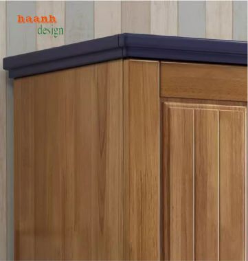 Thú vị tủ quần áo trẻ em gỗ tự nhiên trong phòng bé-TQA 001