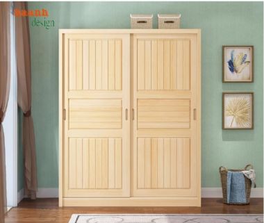 Nâng cao không gian phòng bé với tủ áo trẻ em gỗ sồi-TQA 004