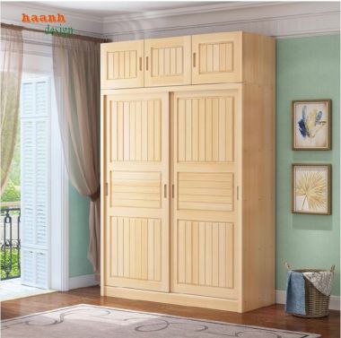 Nâng cao không gian phòng bé với tủ áo trẻ em gỗ sồi-TQA 004