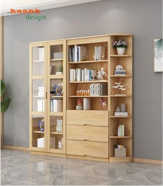 Kệ Tủ Sách Hiện Đại Đẹp Cho Phòng Làm Việc Gia Đình-THS 010