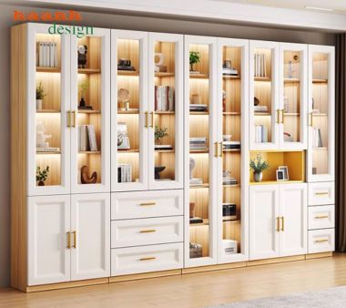 Những mẫu tủ sách đẹp hiện đại được ưa chuộng nhất 2026-THS 009