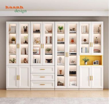 Những mẫu tủ sách đẹp hiện đại được ưa chuộng nhất 2026-THS 009