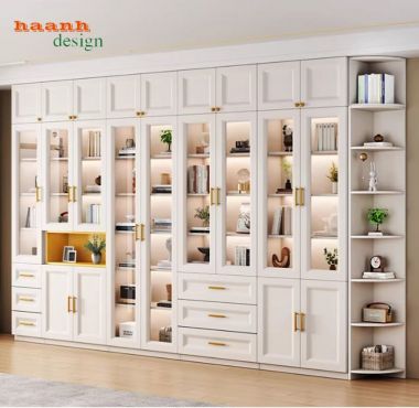 Những mẫu tủ sách đẹp hiện đại được ưa chuộng nhất 2026-THS 009