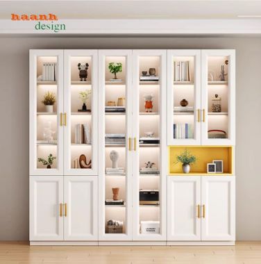 Những mẫu tủ sách đẹp hiện đại được ưa chuộng nhất 2026-THS 009