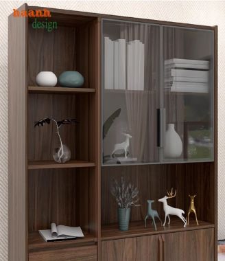 Tủ sách gỗ công nghiệp đẹp cho không gian sống hiện đại-TSH 003