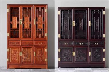 Mẫu tủ sách đẹp giả cổ Trung Quốc tinh xảo và đẳng cấp-TSC 008