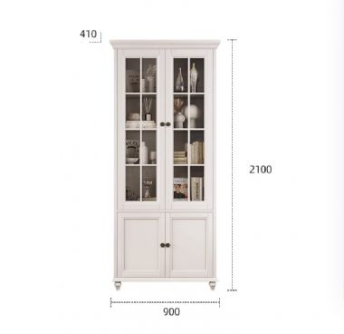 Tủ sách gỗ gia đình - Không gian đọc sách hoàn hảo-TSH 012